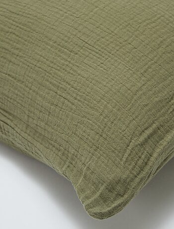 Dekbedovertrekset 1-persoons 140 x 200 cm van katoengaas - Kiabi Home