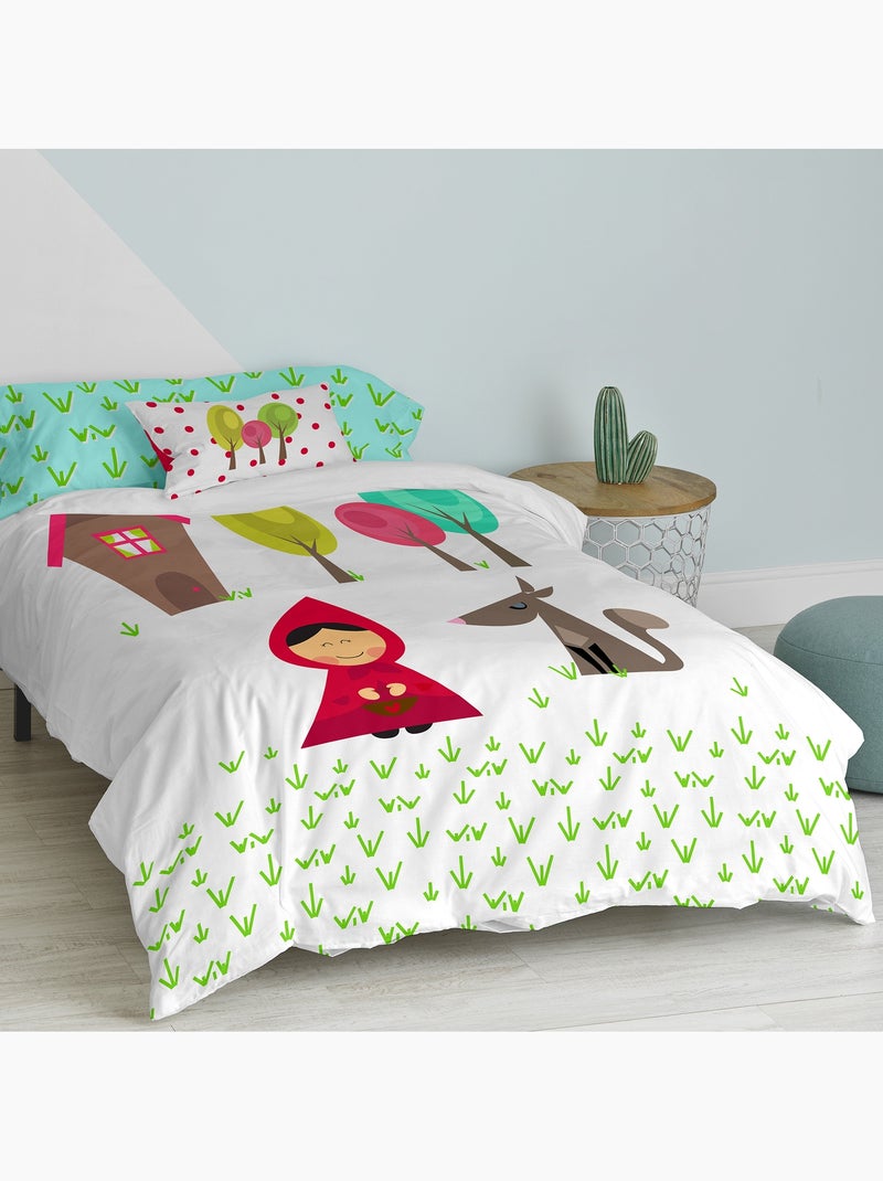 Dekbedovertrekset 2-delig Grandma "Happyfriday" Multicolor - Kiabi