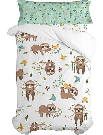 Dekbedovertrekset 2-delig Happy sloth "Happyfriday