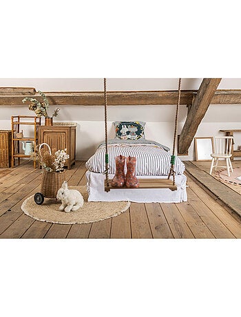 Dekbedovertrekset + 2 kussenslopen – katoen 57 draden tuinieren