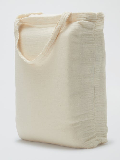 Dekbedovertrekset 2-persoons 240 x 220 cm van katoengaas - Kiabi Home - Kiabi Dekbedovertrekset 2-persoons 240 x 220 cm van katoengaas - Kiabi Home - Kiabi