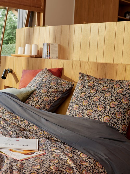 Dekbedovertrekset 2-persoons (240 x 220 cm) van katoengaas - Kiabi Home - Kiabi