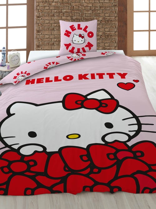 Dekbedovertrekset 'Hello Kitty' - 1 set - Kiabi Dekbedovertrekset 'Hello Kitty' - 1 set - Kiabi