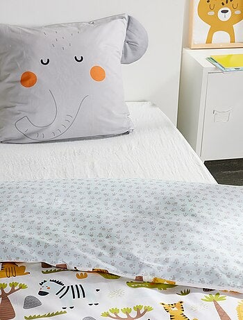 Dekbedovertrekset met olifant - 1 persoon