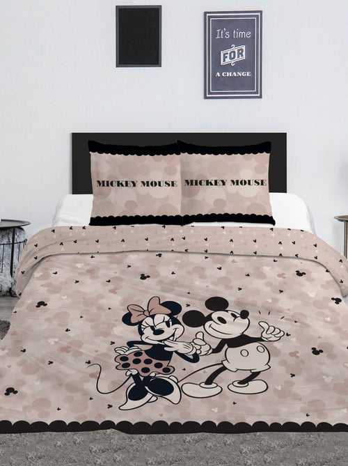 Dekbedovertrekset 'Mickey Mouse' & 'Minnie Mouse' 'Disney' - 2-persoons - Kiabi