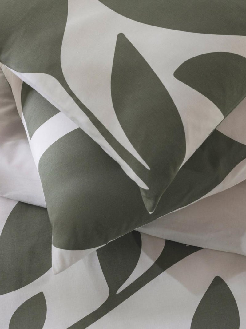 Dekbedovertrekset 'NAIS' katoen met groene tropische print groen – Future Home Groen - Kiabi