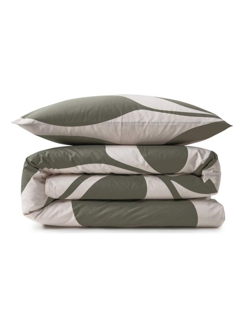 Dekbedovertrekset 'NAIS' katoen met groene tropische print groen – Future Home - Kiabi