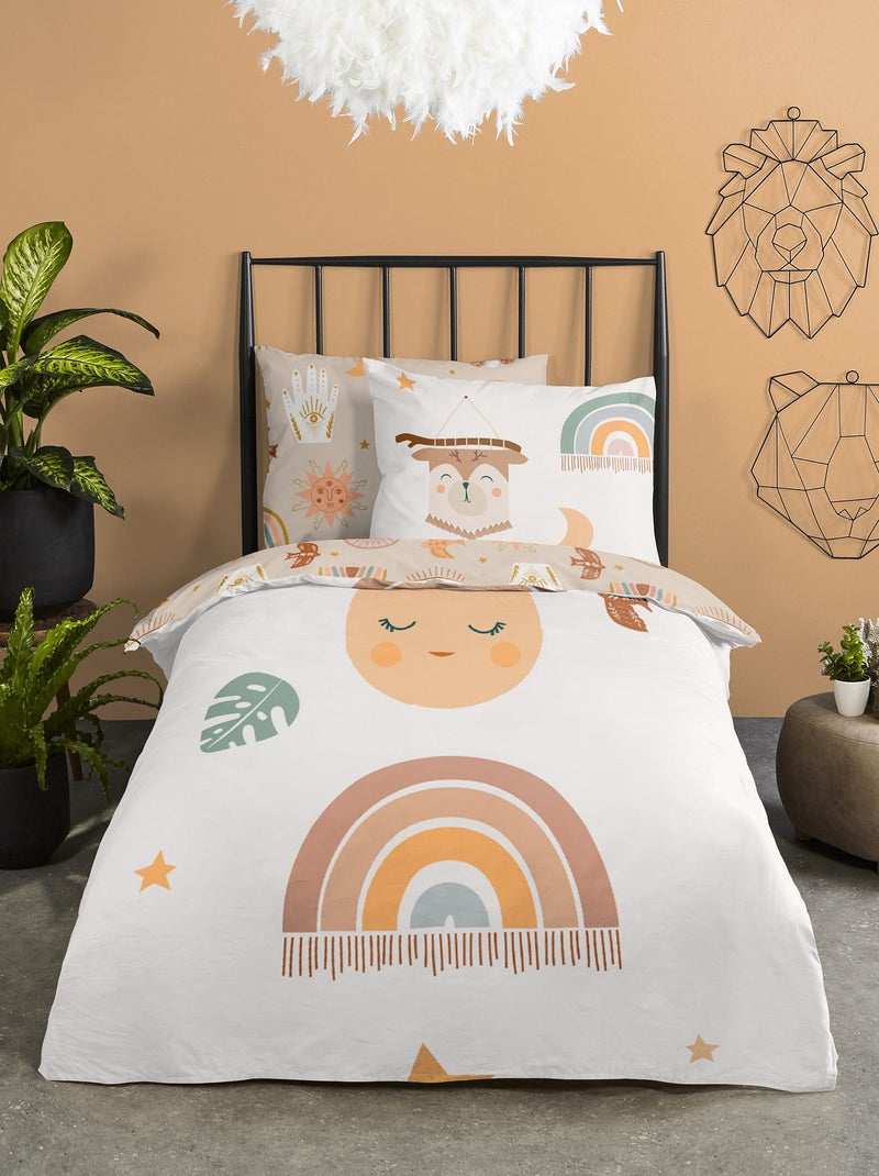 Dekbedset - 1-persoonsbed WIT - Kiabi