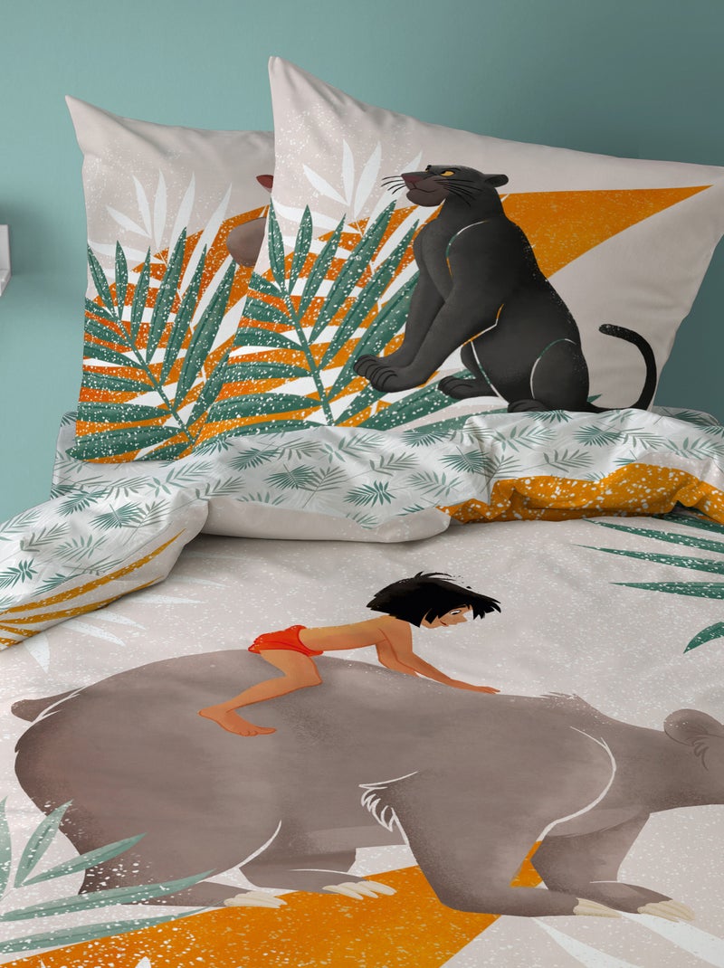 Dekbedset - 'The Jungle Book' - 1-persoonsbed WIT - Kiabi