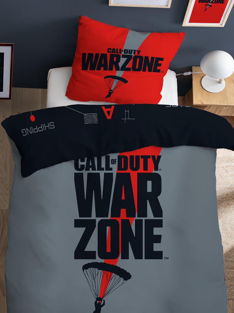 Dekbedset 'Call of Duty' - 1-persoonsbed zwart / grijs - Kiabi