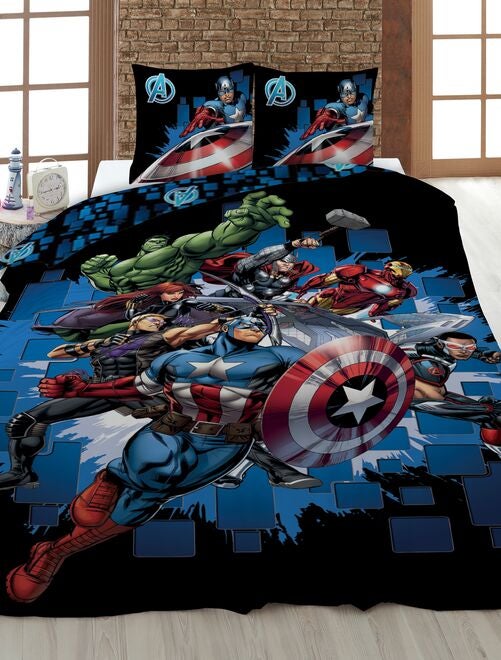 Dekbedset met 'Avengers' van 'Marvel' - 1-persoonsbed - Kiabi