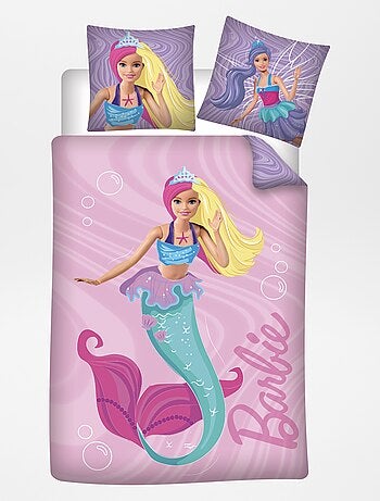 Dekbedset met Barbie-print - 1-persoonsbed