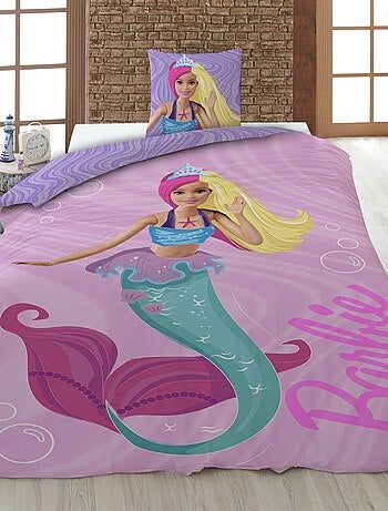 Dekbedset met Barbie-print - 1-persoonsbed