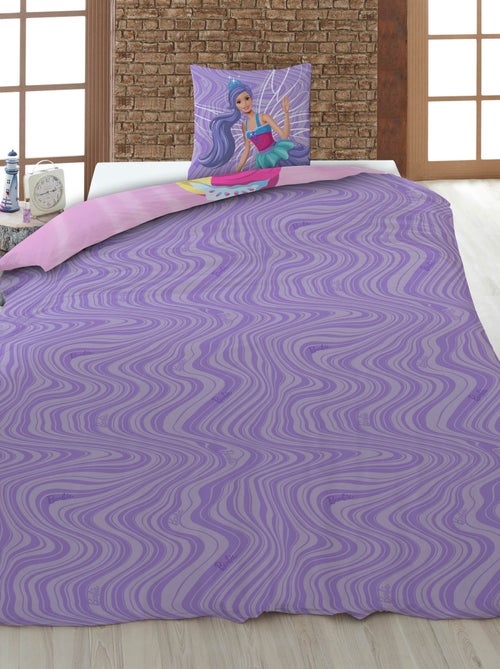 Dekbedset met Barbie-print - 1-persoonsbed - Kiabi