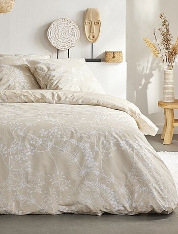 Dekbedset met bloemenprint - 2-delig