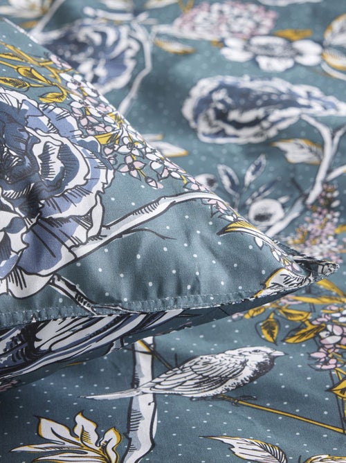 Dekbedset met bloemenprint - Voor 2-persoonsbed - Kiabi