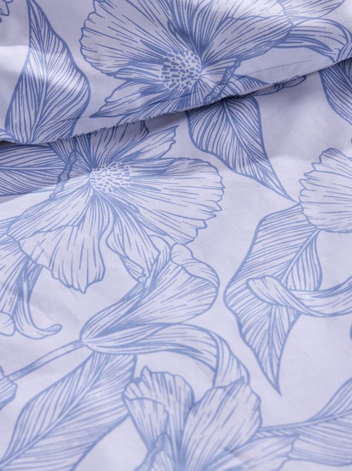 Dekbedset met bloemenprint - Voor 2-persoonsbed - Kiabi