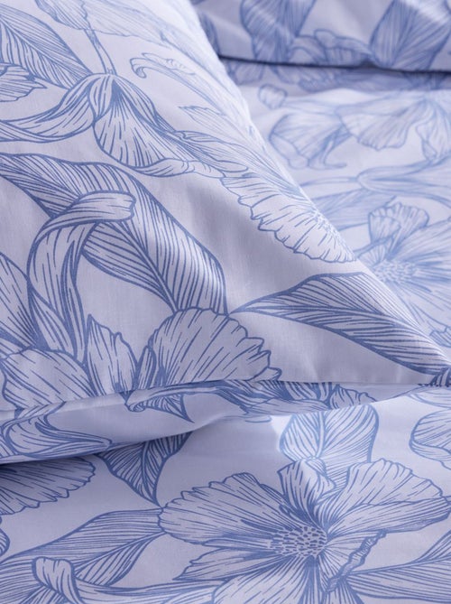 Dekbedset met bloemenprint - Voor 2-persoonsbed - Kiabi
