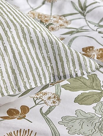 Dekbedset met bloemenprint - Voor 2-persoonsbed