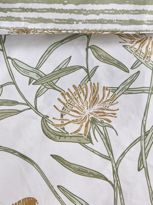 Dekbedset met bloemenprint - Voor 2-persoonsbed - Kiabi