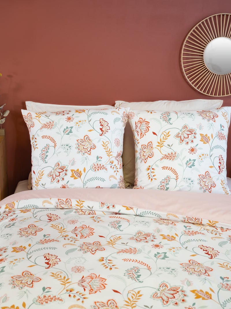 Dekbedset met bloemmotief - Voor 2-persoonsbed ROSE - Kiabi