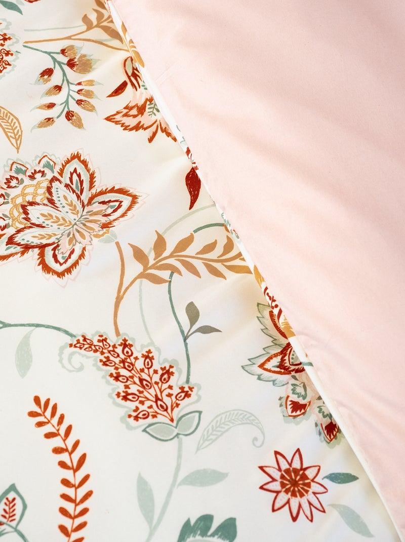 Dekbedset met bloemmotief - Voor 2-persoonsbed ROSE - Kiabi