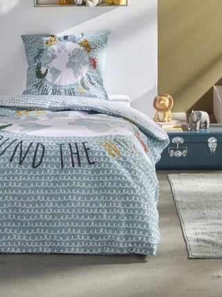 Dekbedset met fantasieprint - 1-persoonsbed