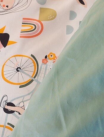 Dekbedset met fantasieprint - 1-persoonsbed