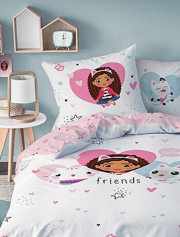 Dekbedset met 'Gabby's Poppenhuis'-print - 1-persoonsbed