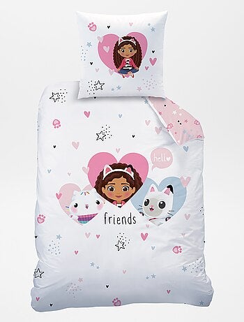 Dekbedset met 'Gabby's Poppenhuis'-print - 1-persoonsbed