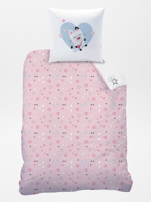 Dekbedset met 'Gabby's Poppenhuis'-print - 1-persoonsbed - Kiabi