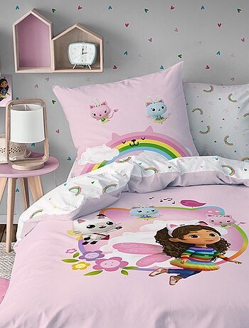 Dekbedset met Gabby's Poppenhuis-print - 1-persoonsbed