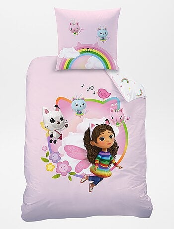 Dekbedset met Gabby's Poppenhuis-print - 1-persoonsbed