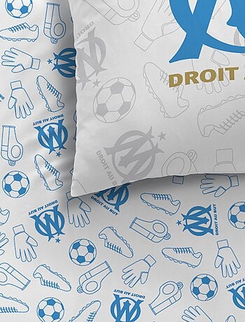 Dekbedset met 'Olympique de Marseille'-print - 1-persoonsbed