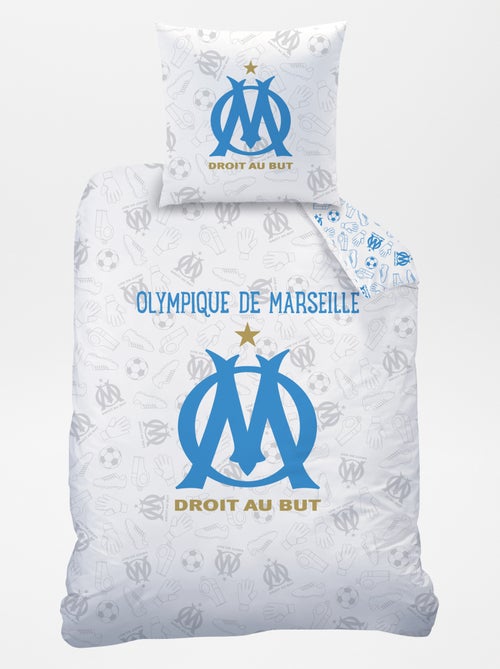 Dekbedset met 'Olympique de Marseille'-print - 1-persoonsbed - Kiabi