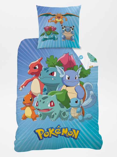 Dekbedset met 'Pokémon'-print - 1-persoonsbed - Kiabi