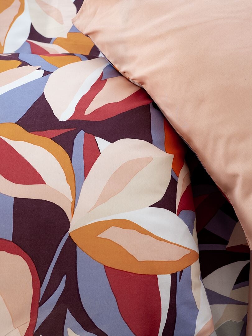 Dekbedset Met Print Persoonsbed Biege Kiabi