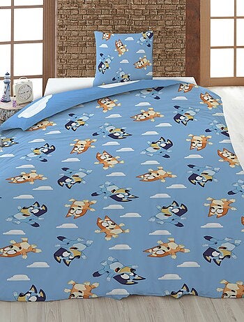 Dekbedset met print - dekbedovertrek + 2 kussenslopen - Voor 2-persoonsbed