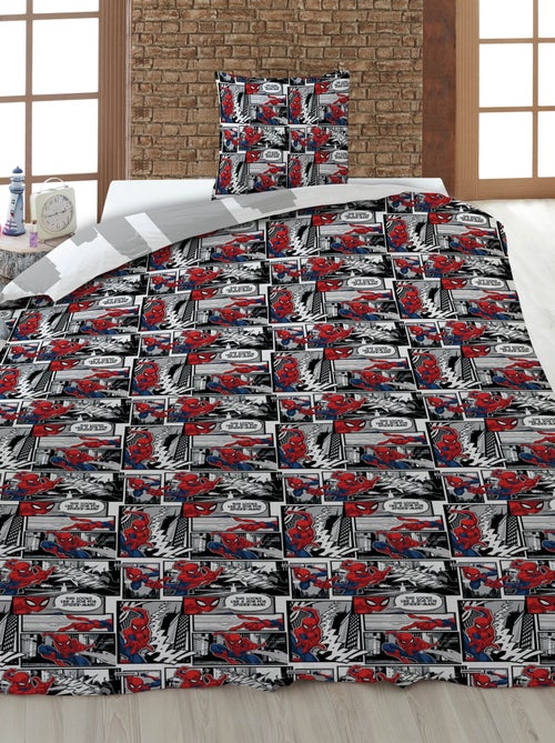 Dekbedset met print - dekbedovertrek + 2 kussenslopen - Voor 2-persoonsbed - Kiabi