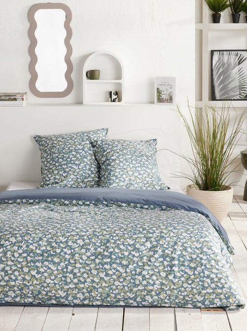 Dekbedset met print - Voor 2-persoonsbed - Kiabi