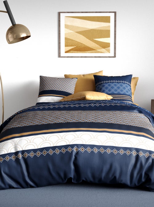 Dekbedset met print - Voor 2-persoonsbed - Kiabi