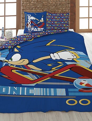 Dekbedset met Sonic-print - 1-persoonsbed