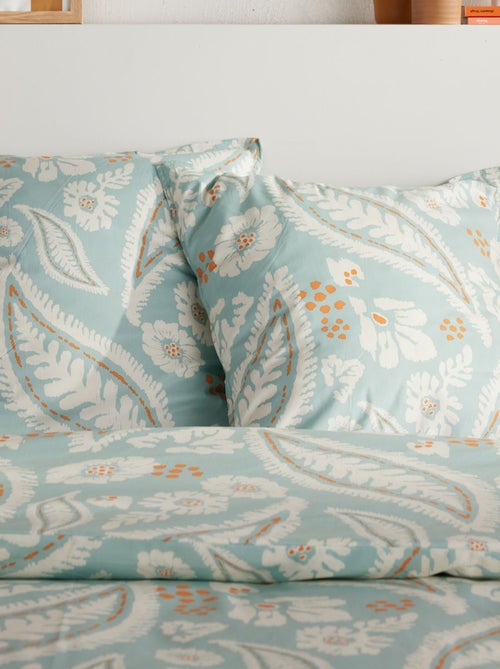 Dekbedset met verenprint - Voor 2-persoonsbed - Kiabi