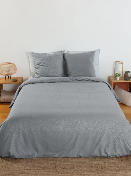 Dekbedset met zebraprint - Voor 2-persoonsbed - Kiabi