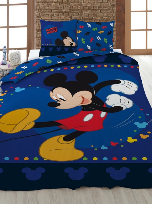 Dekbedset 'Mickey' - 1-persoonsbed - Kiabi