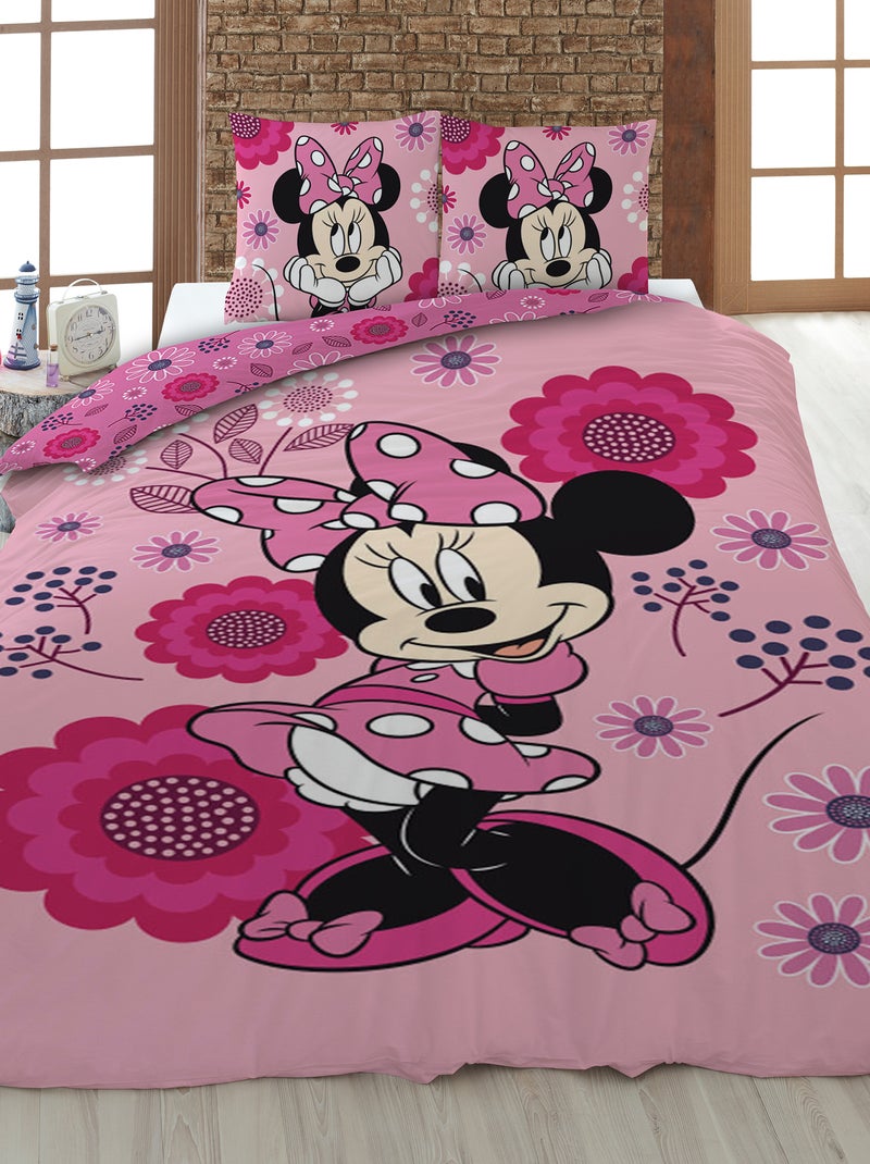 Dekbedset 'Minnie' - 1-persoonsbed ROSE - Kiabi