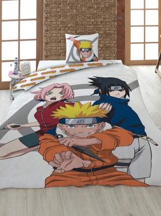 Dekbedset 'Naruto' - 1-persoonsbed