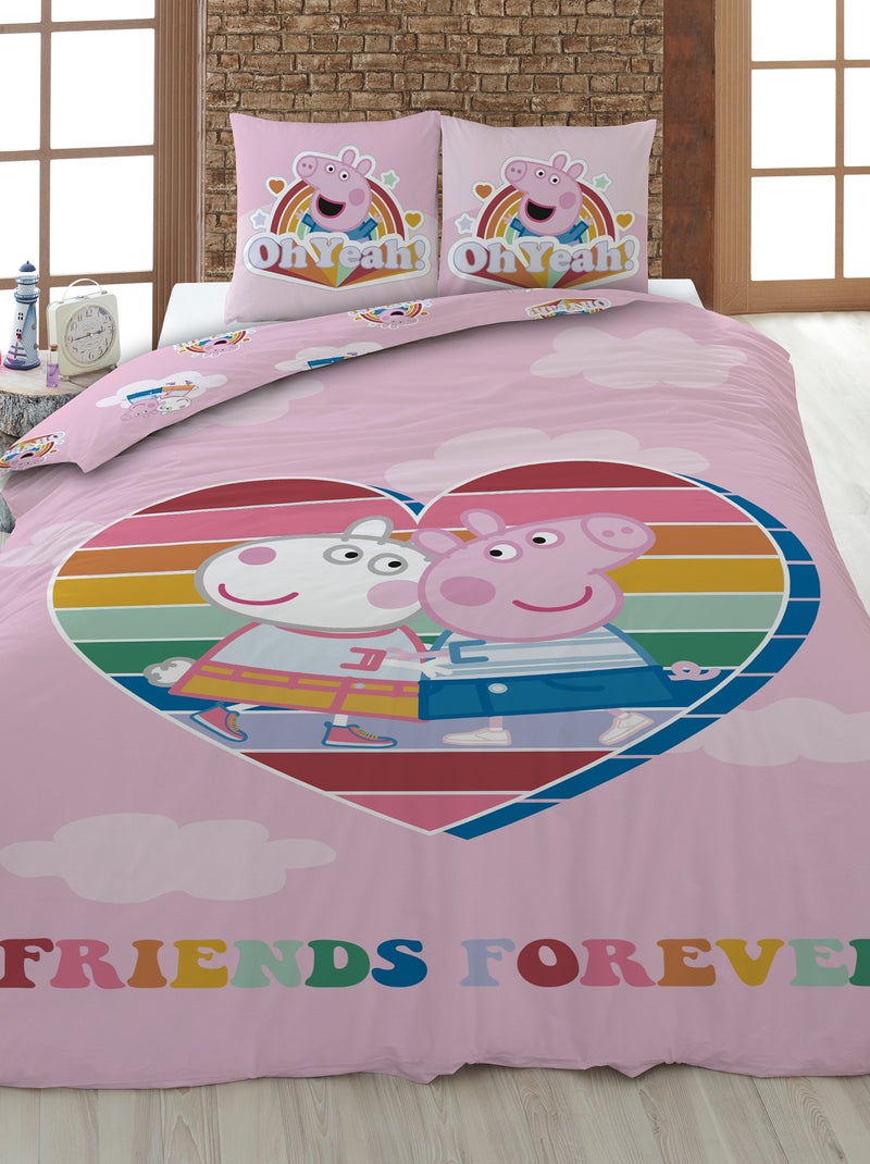 Dekbedset 'Peppa Pig' - 1-persoonsbed ROSE - Kiabi