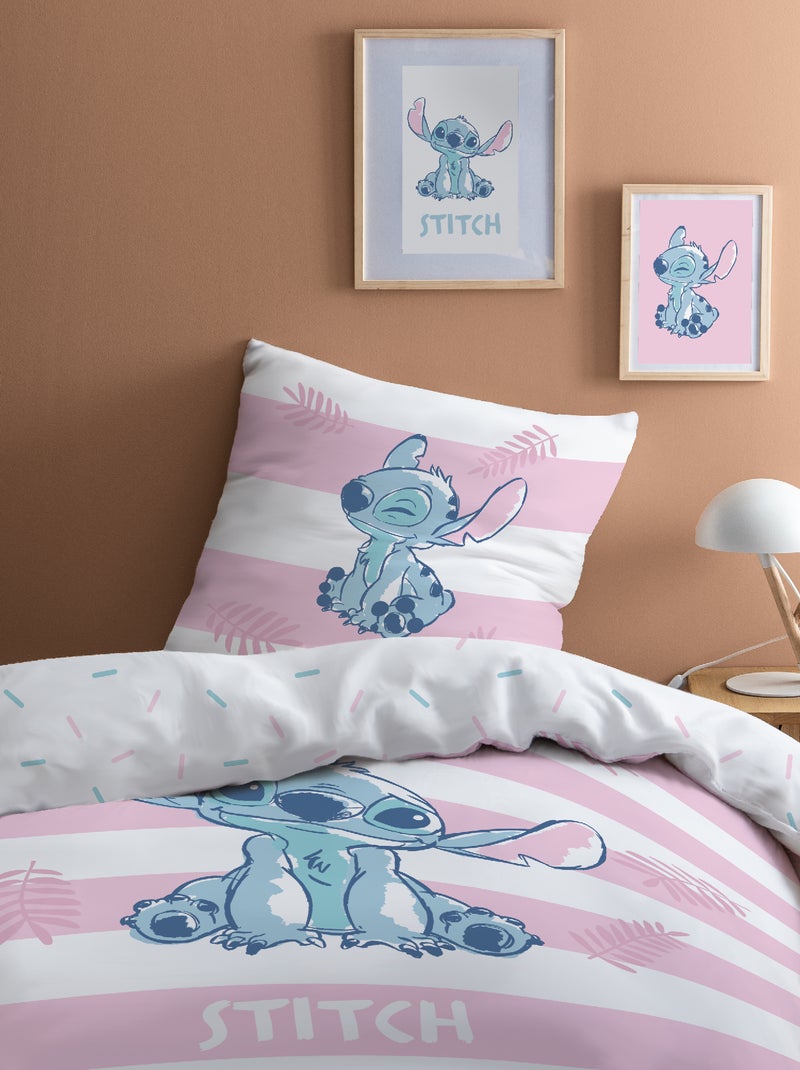 Dekbedset 'Stitch' - 1-persoonsbed ROSE - Kiabi