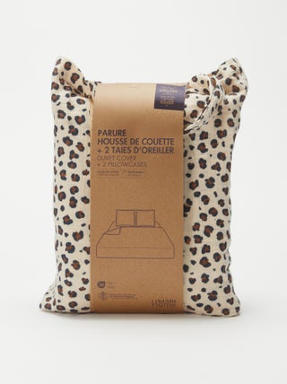 Dekbedset van zachte, luchtige katoen voor 2-persoonsbed (240 x 220 cm) - Kiabi Home